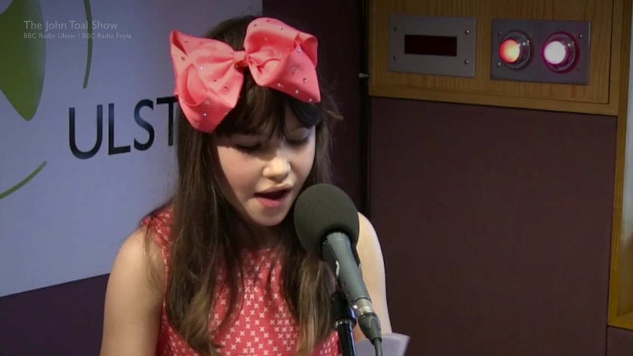 Kaylee Rogers sings "A Thousand Years" on BBC Radio Ulster YouTube