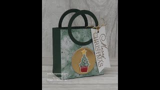 Trimming The Tree - Fold Flat Gift/Treat Bag (3x3x1½)