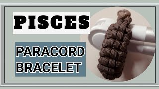 PISCES PARACORD BRACELET NO BUCKLE | TAGALOG TUTORIAL
