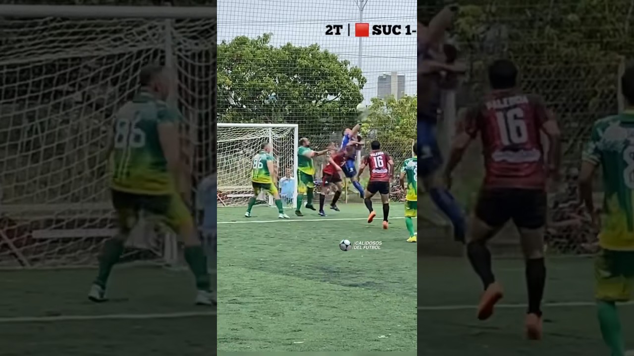 🧤 Jesús Lara, dos buenas intervenciones con su equipo Santander Senior Liga Pro de Fútbol 7 Médico.