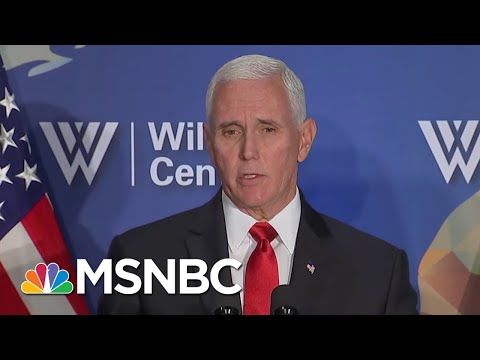 Fact-Checking Vice President Mike Pence On The NBA, China, And Foxconn | Velshi & Ruhle | MSNBC