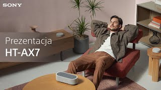 Przedstawiamy przenośny zestaw kina domowego Sony HT-AX7