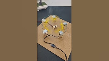 Crazy experiment with smoke | #dcmotor #dcman #teach #experiment #techexperiments