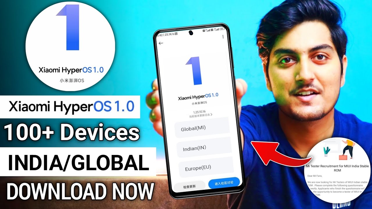 HyperOS Download for 100+ Xiaomi Redmi And Poco Devices For INDIA AND ...