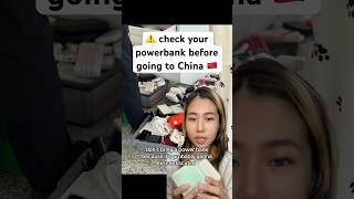 Check your powerbank before going to China #china #chinatravel #travelchina #traveltips #powerbank
