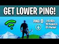 How To Get LOWER Ping In Fortnite! 🔧 (Get 0 Ping)