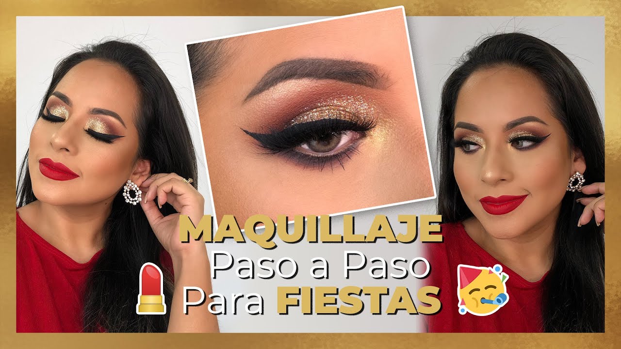 🚨 Maquillaje Para Fin de Año 2021 - 2022🎉 / FÁCIL Y RÁPIDO 🔥🔥