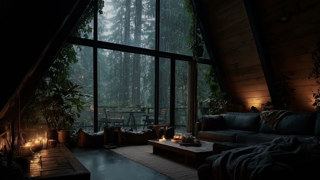 Peaceful Rain Sounds and Piano | Soothing Sleep Music for Stress Relief