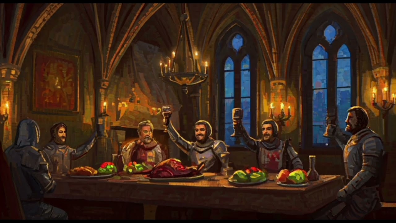 Grand Royal Feast 🥂 Medieval Lofi Ambiance for Joyful Celebration