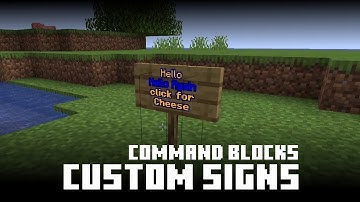 Custom Signs with Commands!