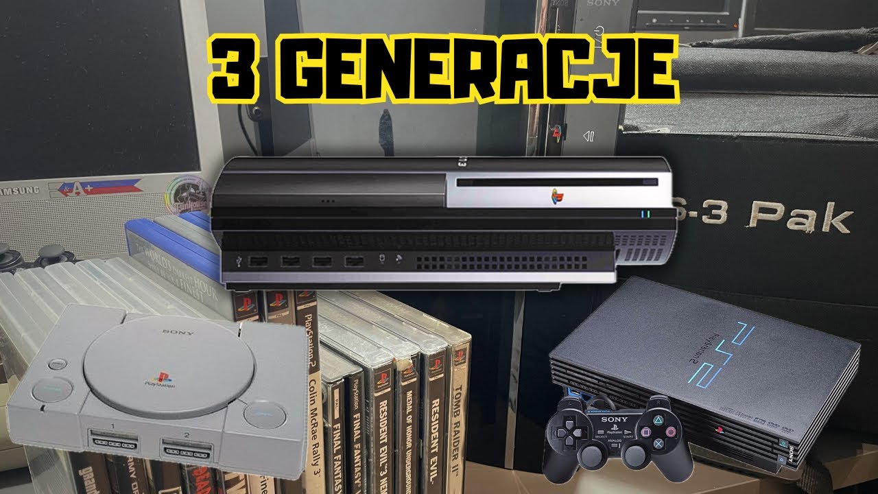 Jedna konsola, trzy generacje - PS3 z obsługą PS2 i PS1 | moja historia z PlayStation