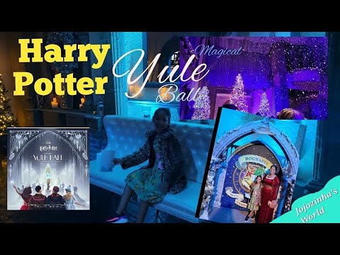 I went to the ONLY " Harry Potter Yule Ball Celebration " in USA 🥰🎄 ️ ️