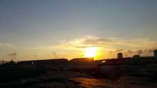 Beautiful Belmar Beach Sunset (time-lapse)