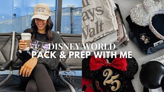 PACK & PREP WITH ME FOR DISNEY WORLD  my packing list, tips & tricks, last minute to do's & more!