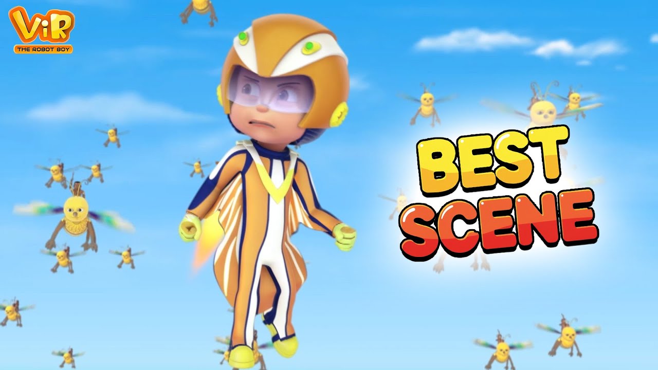 Vir The Robot Boy : Vir Ke Super Fast Hawai Suit | Best Scenes | Robot Cartoon for kids
