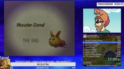 Legend of Mana All Events% (disc) speedrun in 6:46:16
