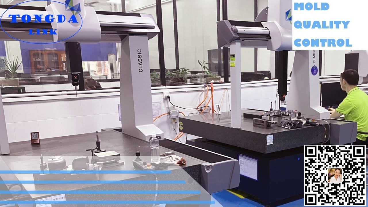 High-Precision Plastic Mold Trial Sample QC: CMM Dimensional Inspection Mold Making Quality Control