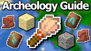 Ultimate Minecraft 1.20 Archeology Guide - Trail Ruins, Brush, Pottery Shards, Armor Trims & More!