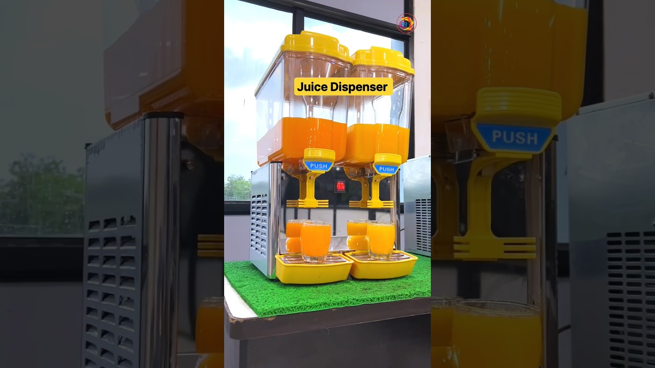 Juice Dispenser / 2 Bowl Juice Dispenser / Fresh And Hygienic Fruit Juice Dispenser 