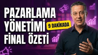 Pazarlama Yönetimi Final Özeti: 9 Dakikada 4 Ünite Bitir (Sınav Garantili) AÖF