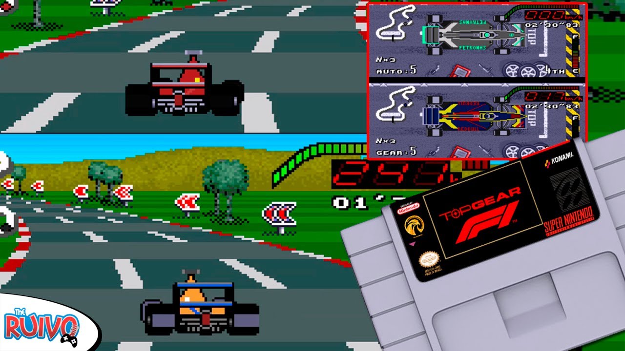 TOP Gear Formula 1 no Super Nintendo 