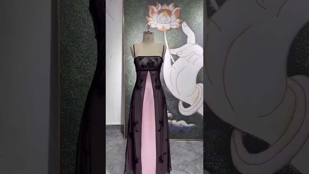 Vintage party dress, 90S prom dress.