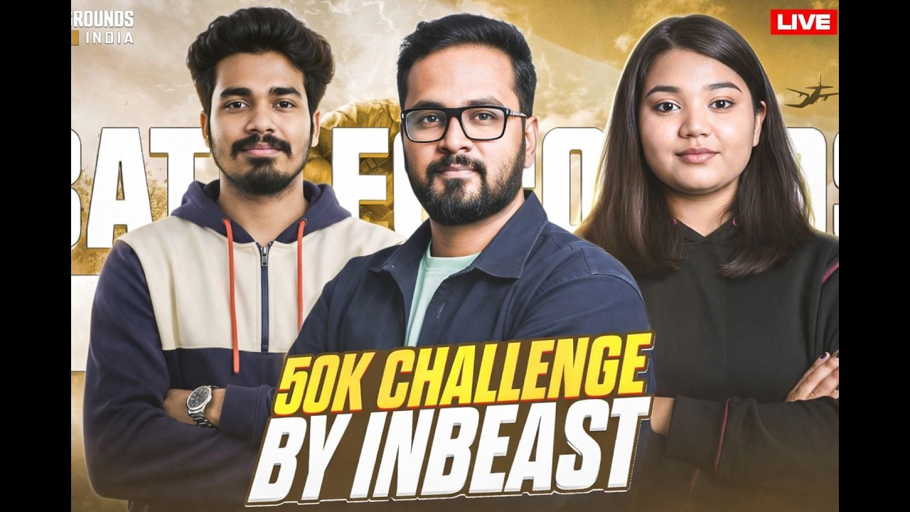 🔴 YOUTUBERS BATTLE BY ‪@INDBeast_IN‬ | BGMI LIVE | BGMI LIVE TELUGU  #youtubeshorts #paradise