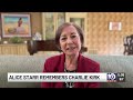 Alice Starr reflects on late husband Ken Starr's life-changing advice to a young Charlie Kirk