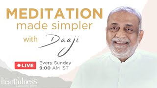 Meditation Made Simpler | Live Meditation with Daaji | 20th March 2022 | 9 AM IST | Heartfulness