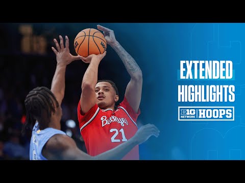 North Carolina vs. Ohio State | Extended Highlights | Big Ten Men's Basketball | 12/20/25