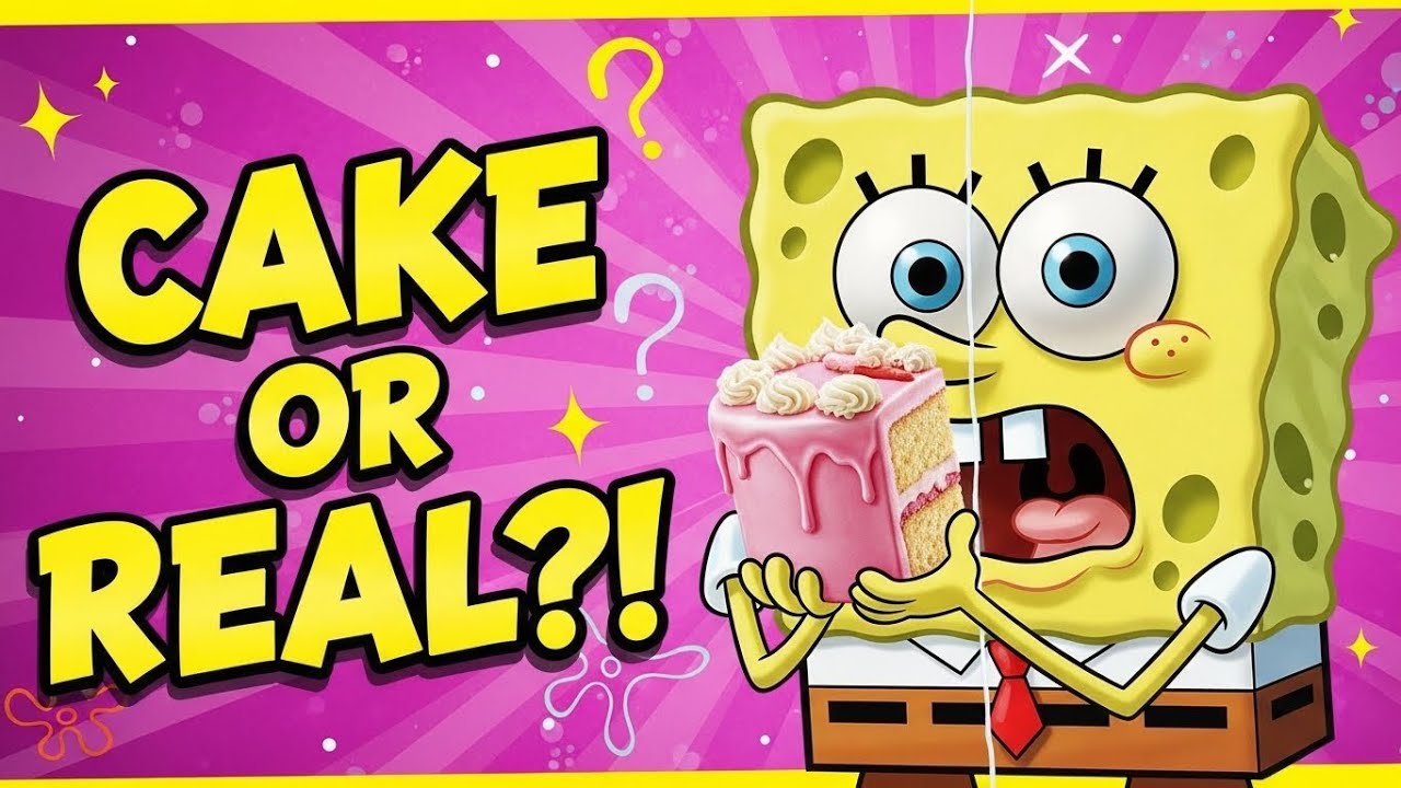 SpongeBob SquarePants Cake Challenge🎂🤑
