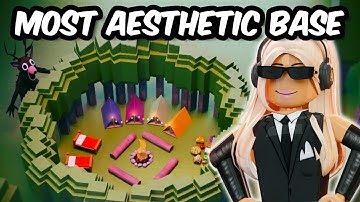 I Built The Most AESTHETIC BASE In 99 NIGHTS IN THE FOREST on Roblox