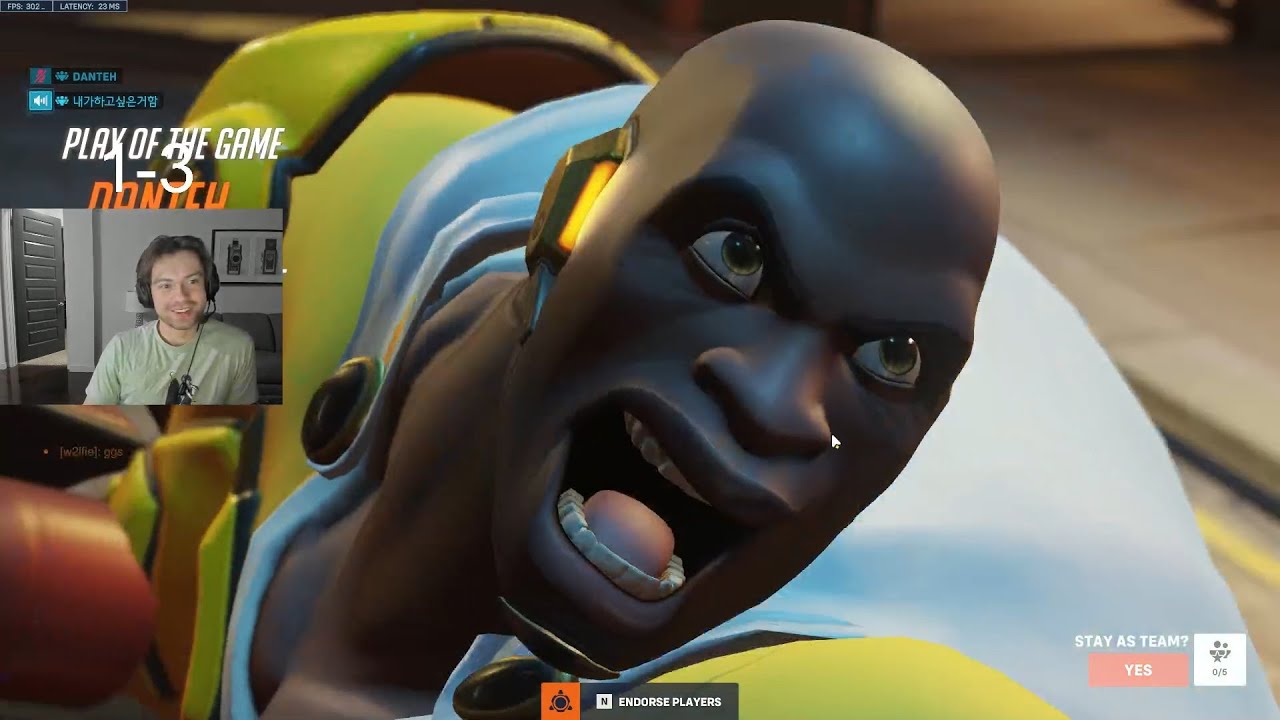 DANTEH vs SUPER! NEW DOOMFIST SAITAMA SKIN - DANTEH Doomfist Gameplay Season 3
