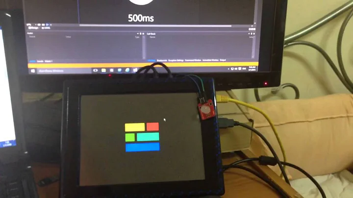 Raspberry Pi 2 runs Windows 10 IoT Core  (Ex blinky)