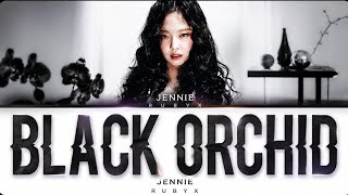 Black Orchid (블랙 오키드) — 제니 (Jennie) | AI Cover | Lyrics Video