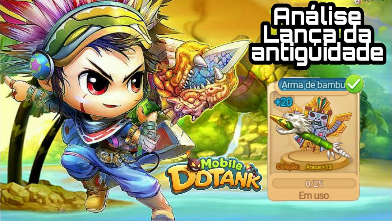 DDTANK MOBILE -  ANÁLISE DA LANÇA DA ANTIGUIDADE PVP + RANK 