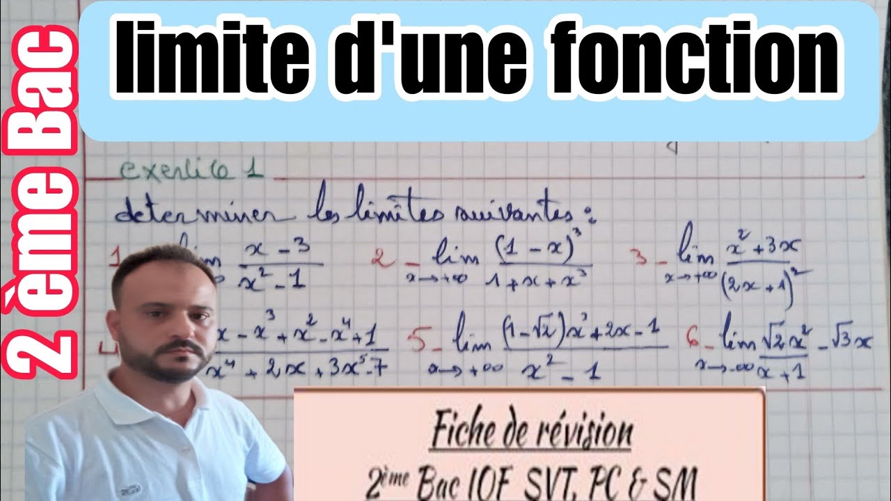 comment déterminer la limite d'une fonction en +oo et -oo.la limite d'une fonction.