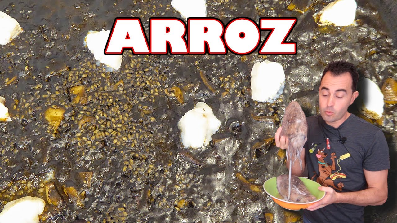 Receta ARROZ con SEPIA ▶ CON TRUCAZO ✅  PAELLA de SEPIA en su TINTA 🦑