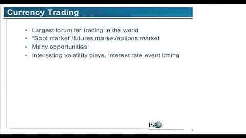 Pt 1 Dan Passarelli on Calendar Spread Strategies for FX Trading