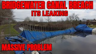 Major Problem At The Bridgewater Canal Breach Cofferdams