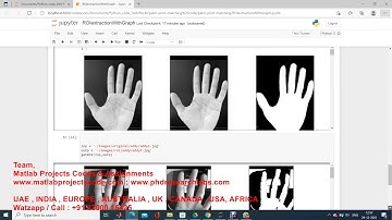 Palmprint recognition python code || Palm print ROI feature extraction and matching python code