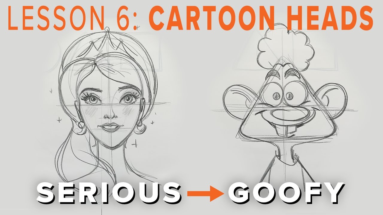 Learn to Draw Anatomy - Cartoon Heads