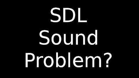 Q3 Engine or SDL sound problem?