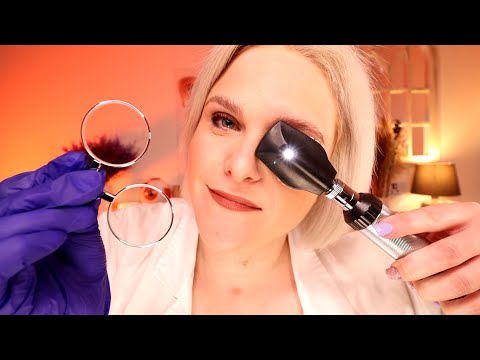 A Detailed ASMR Orbital Eye Exam: A Realistic Medical