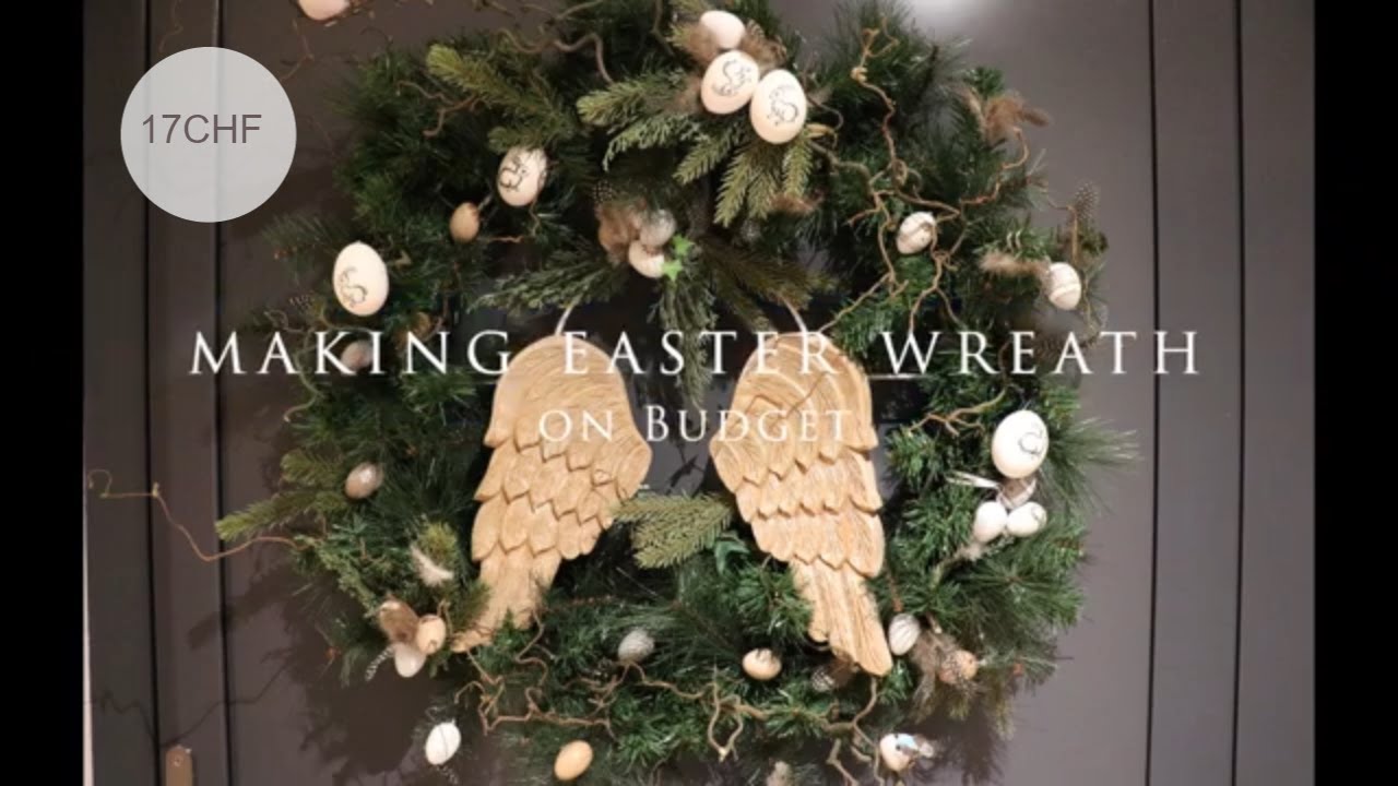 Easter wreath on budget