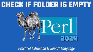 Learn Perl 2024 - Check Folder Is Empty Code Example
