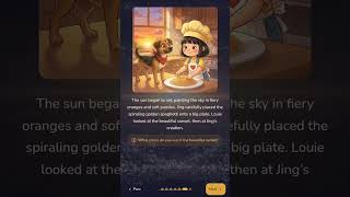 Jing and Louie's Spaghetti Adventure - pre-launch, A test story from www.louiesstoryweaver.com