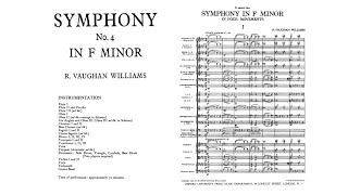 Ralph Vaughan Williams - Symphony No. 4 in F minor [with score]