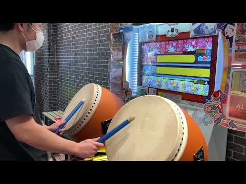 【新 太鼓の達人】炎 でたらめ/よんばいでたらめ 双打 片手NN ダブルプレイ DP