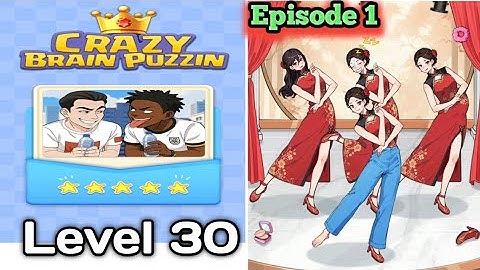 Crazy Brain Puzzle Level 30 Episode 1 Solution Walkthrough